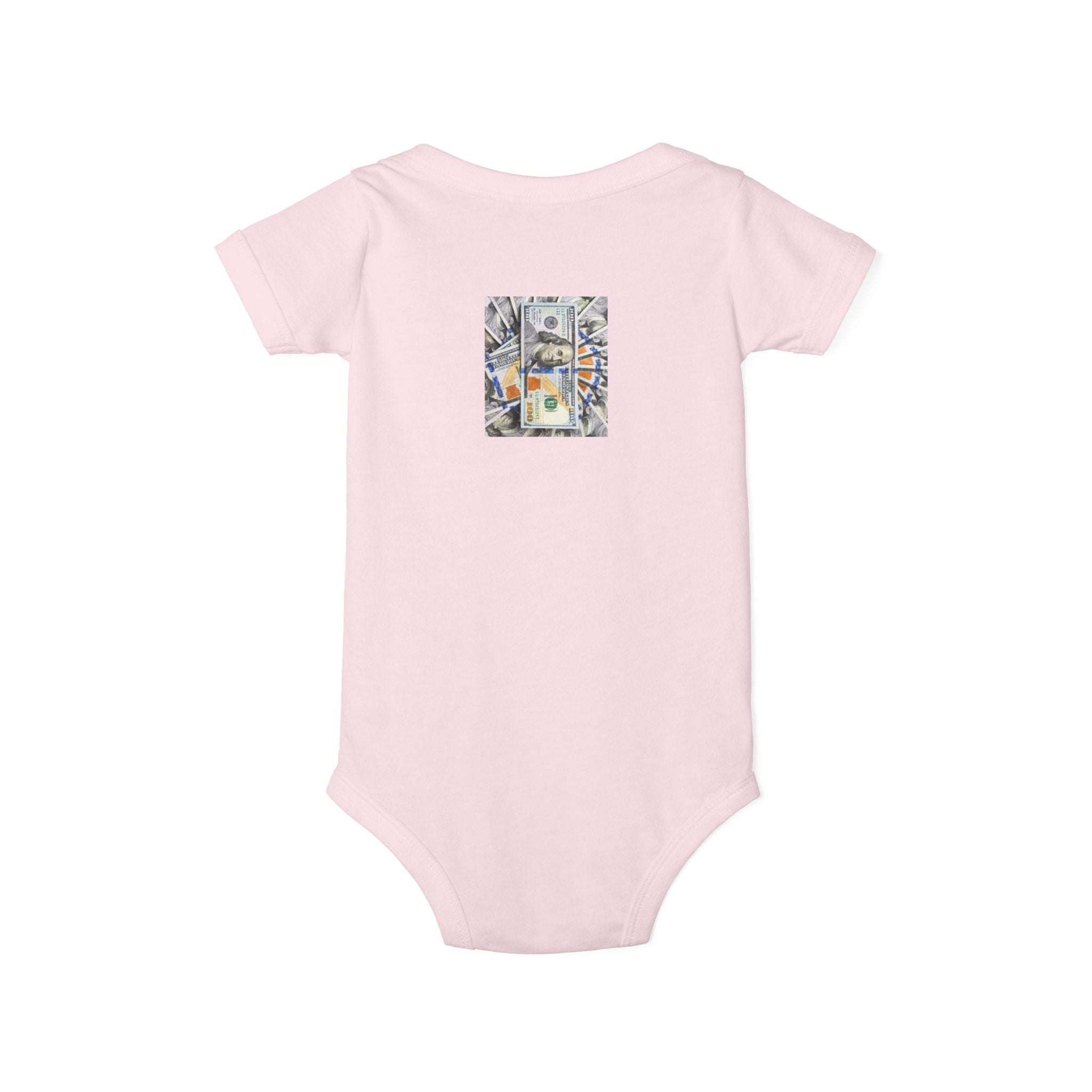 Money Infant Jersey One Piece | Modern Art Baby Bodysuit
