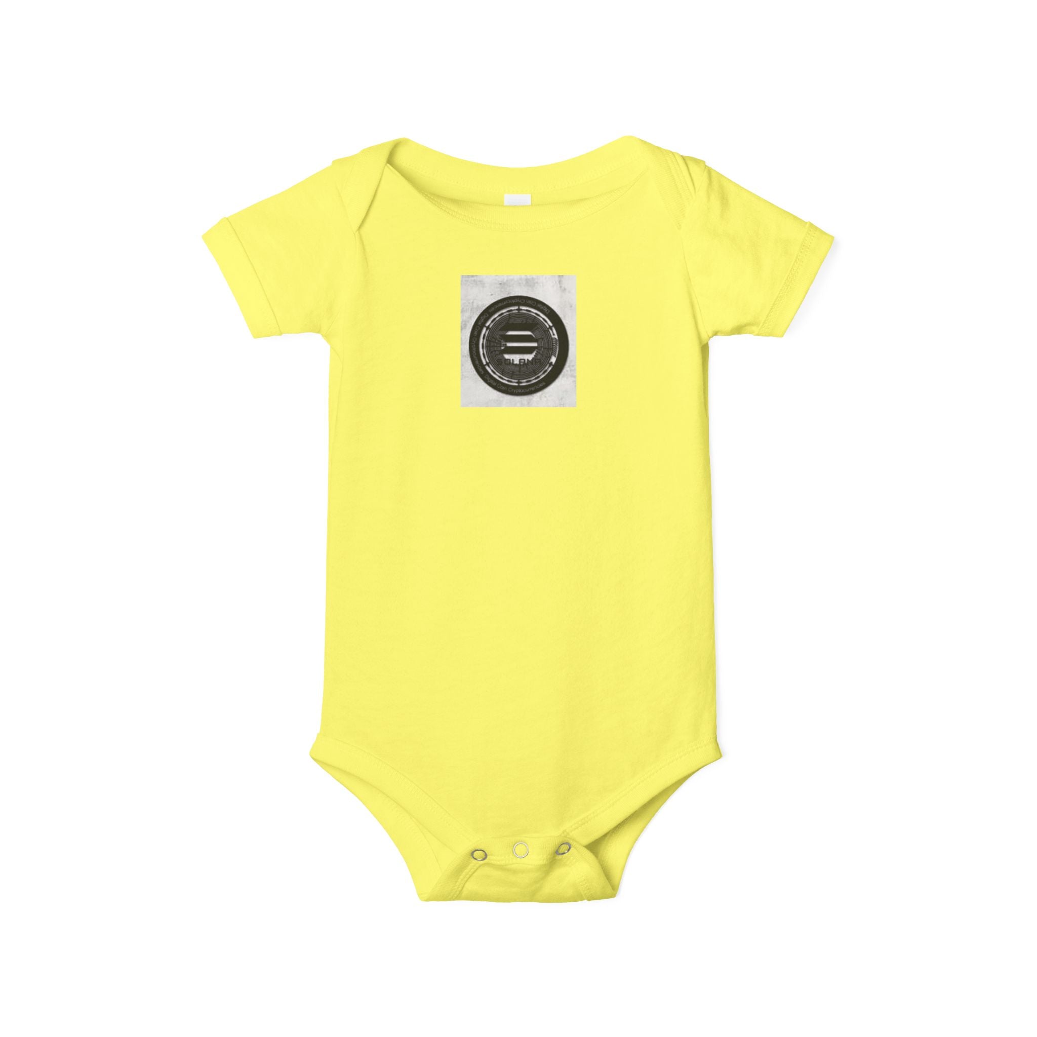 Body bébé Solana Cryptocurrency | Motif monochrome