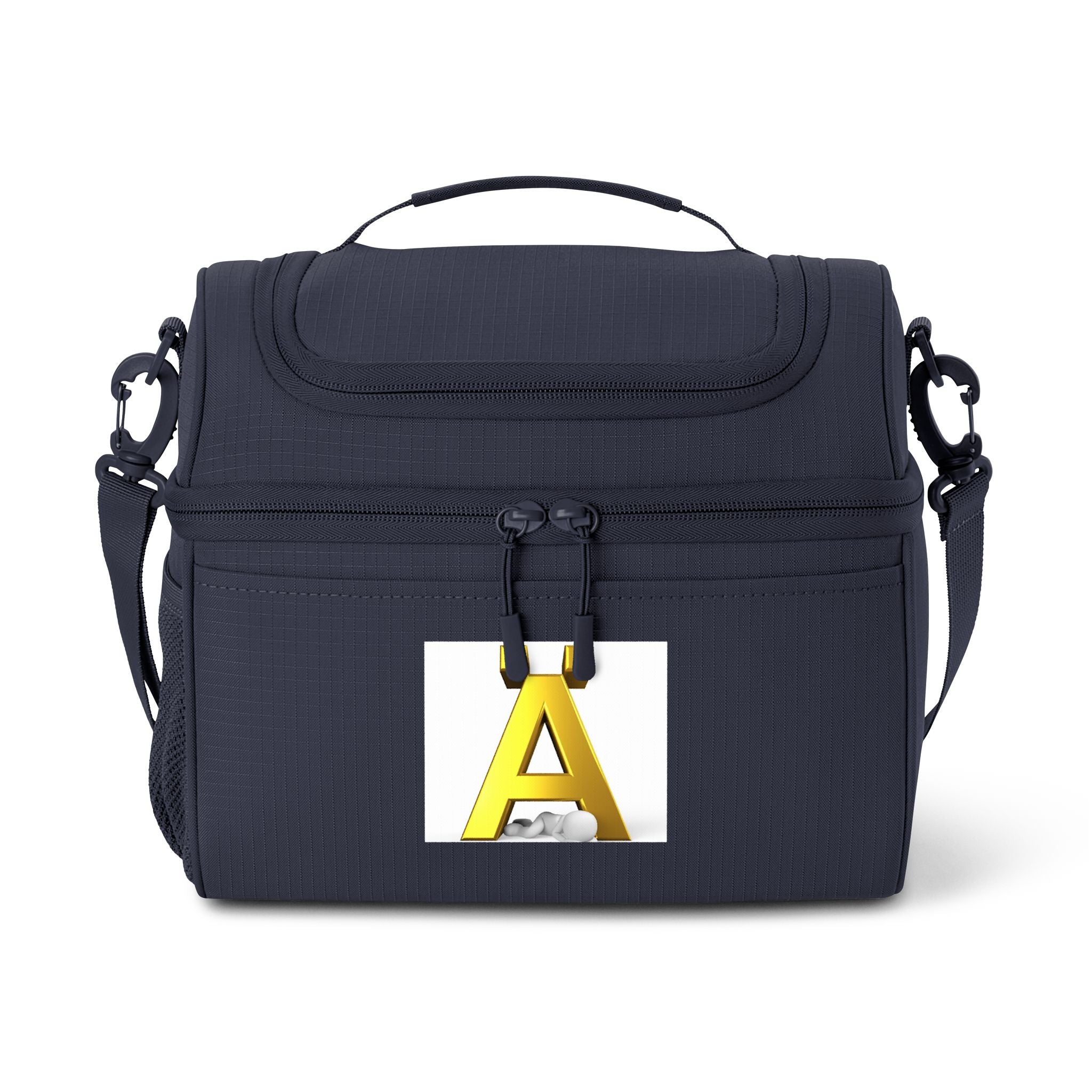 Sac isotherme Monogramme Lettre A Dorée | Sac à déjeuner isotherme, Initiale A