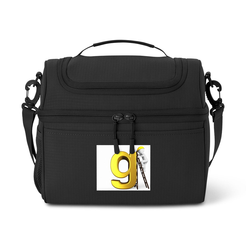 Yellow Letter G Graphic Cooler Bag | Monogram Initial Cooler