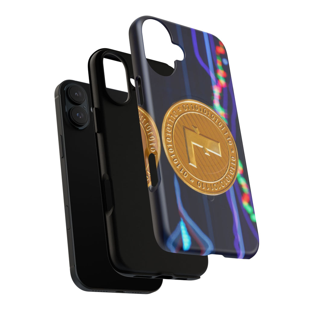 Litecoin Crypto Coin Phone Case | Tough Magnetic Case, Blockchain Design