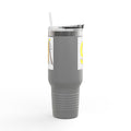 Yellow Letter G Monogram Travel Mug | 40oz Insulated Tumbler