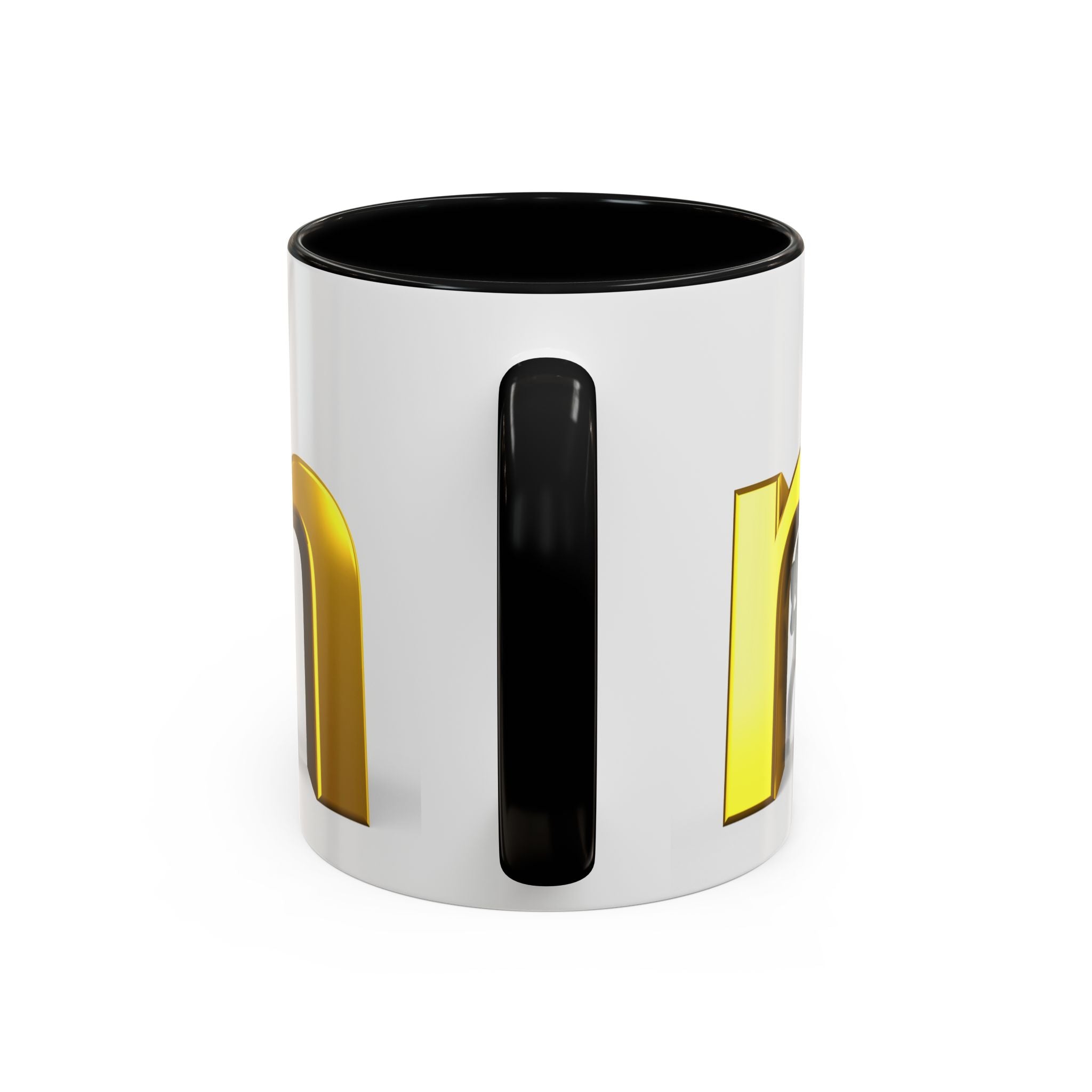 Gold Letter M Monogram Mug | Accent Coffee Mug