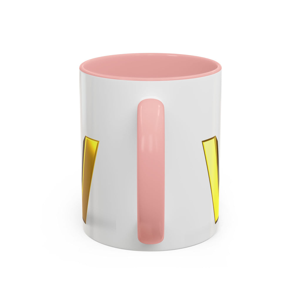 3D Letter W with Sitting Figure Mug | Accent Coffee Mug