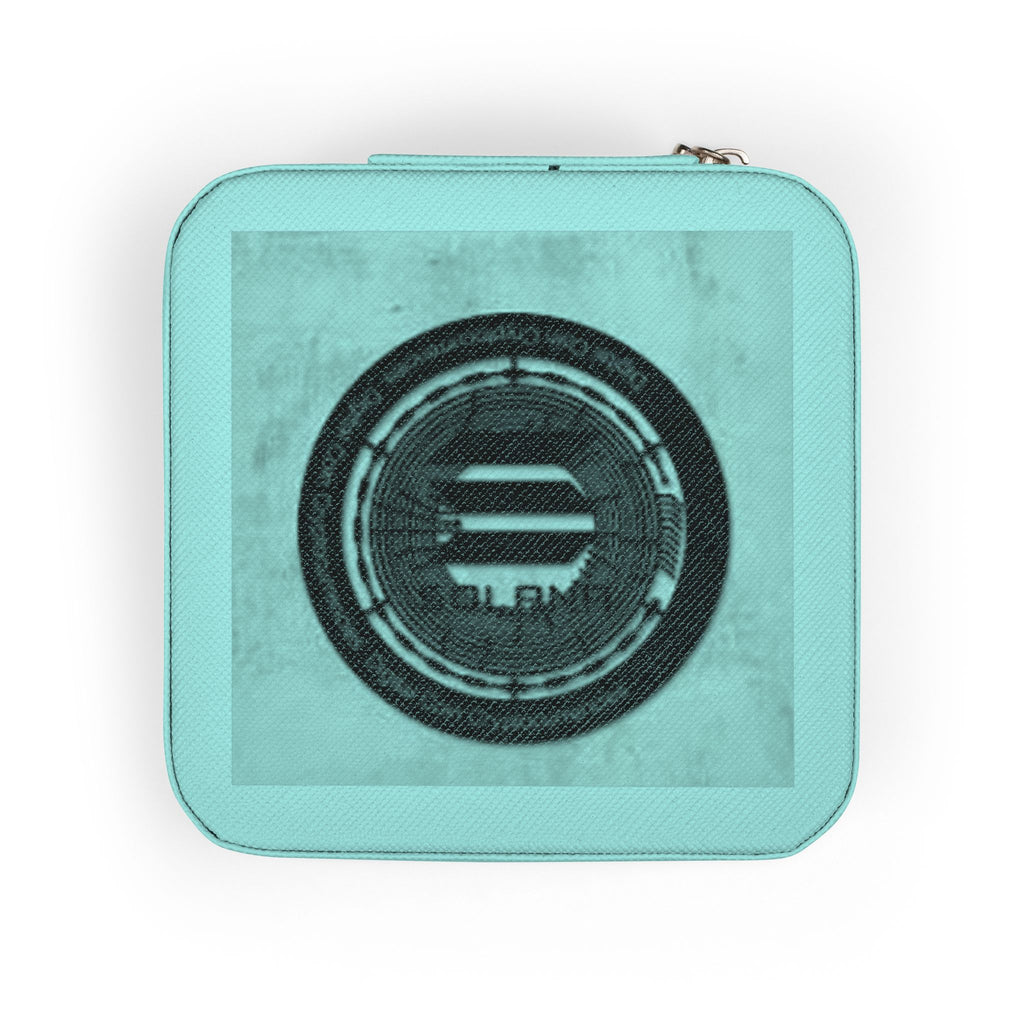 Solana Crypto currency Jewelry Travel Case | Compact Velvet Organizer