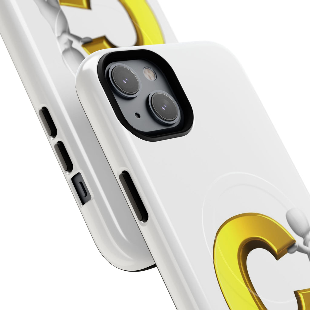 Gold Letter C Monogram Phone Case | Magnetic Tough Case