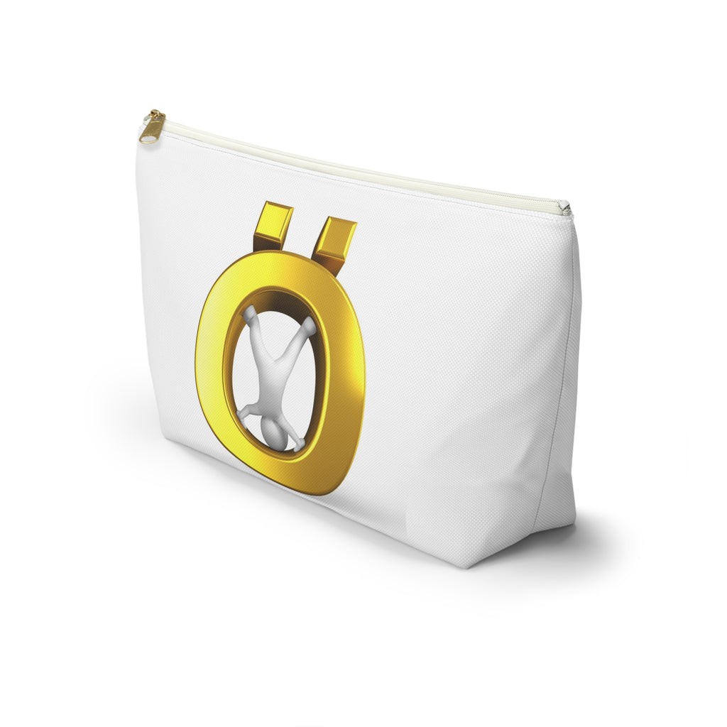 Gold Letter Ö Accessory Pouch