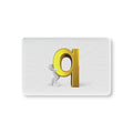 Gold Letter Q Crib Sheet | Baby Fitted Crib Sheet