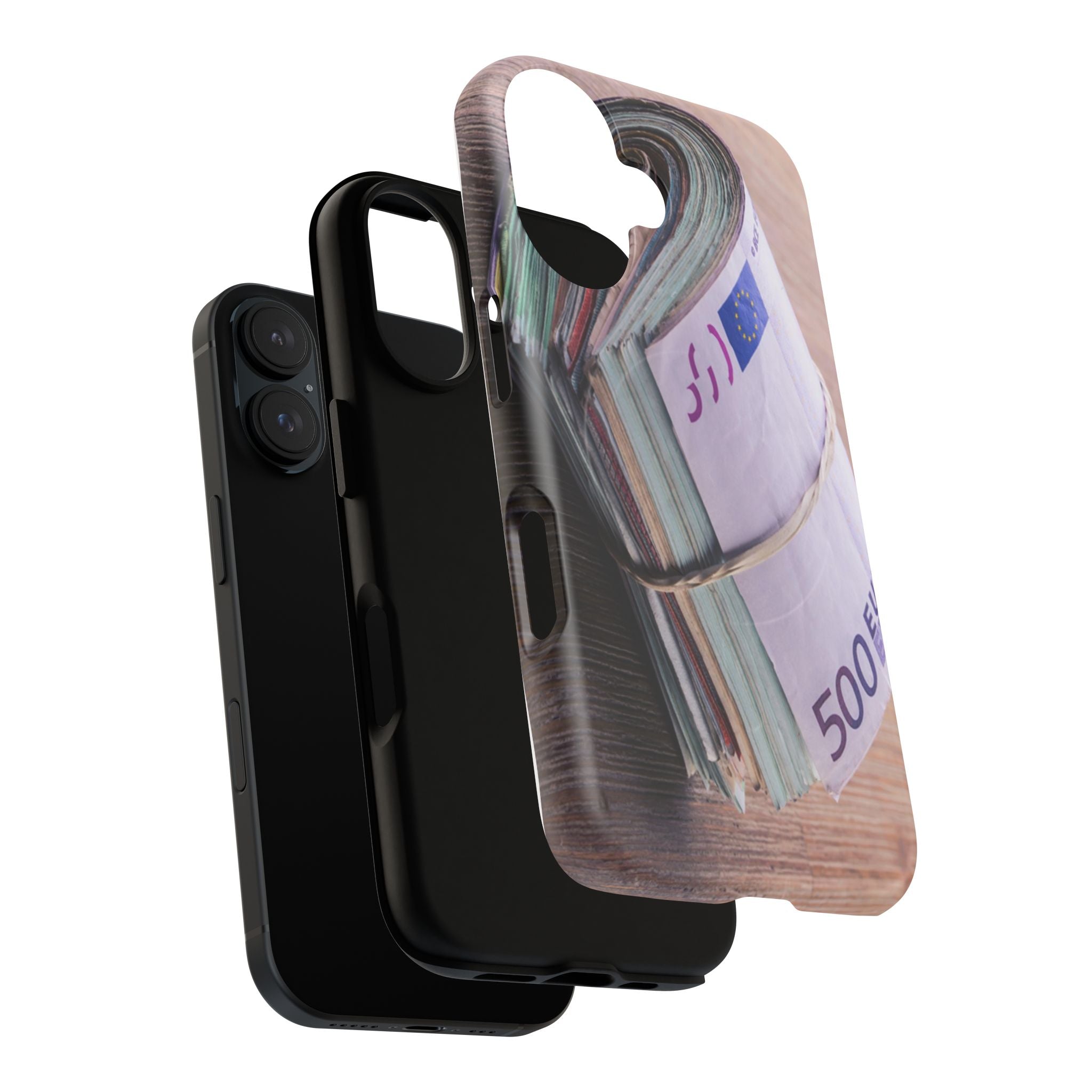 Stack of Euro Banknotes Phone Case | Money Roll iPhone Case, Cash Print