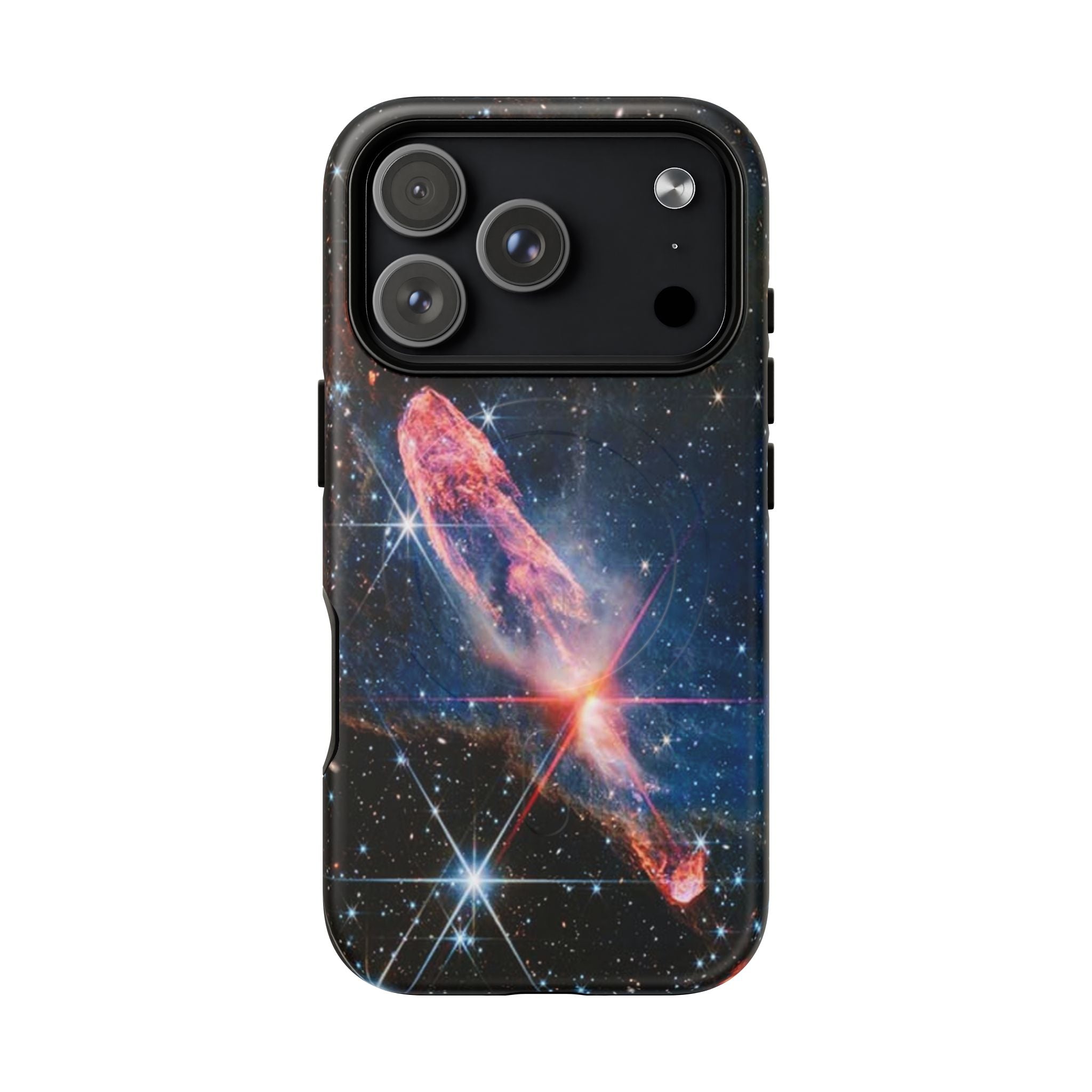 Coque de téléphone Nébuleuse Cosmique | Coque magnétique robuste, motif Galaxie spatiale