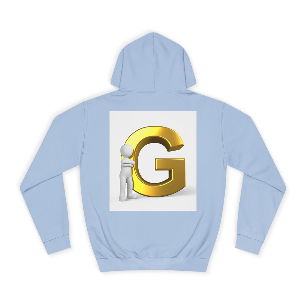 Gold Letter G Hoodie | Initial G Monogram sweatshirt