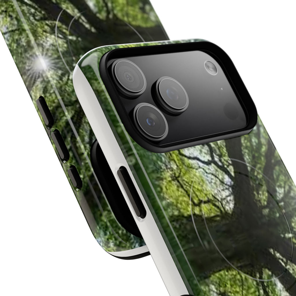 Sunlit Oak Tree Phone Case | Tough Magnetic Case