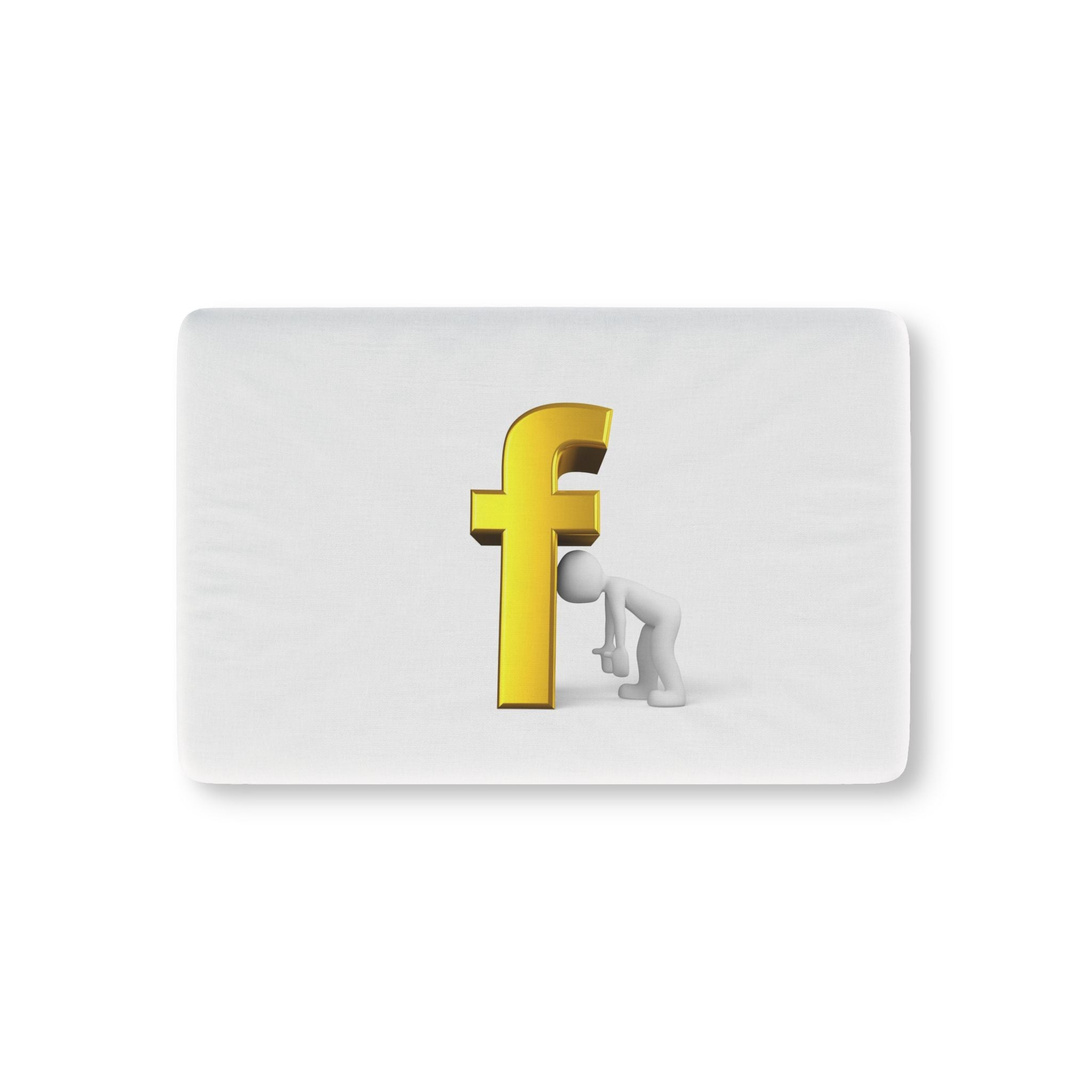 Golden Letter F with Cartoon Figure fitted crib sheet | Baby Nursery Bedding