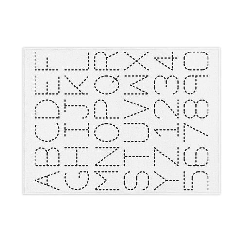 Alphabet Tracing Letters and Numbers Blanket | Toddler Learning Play Mat