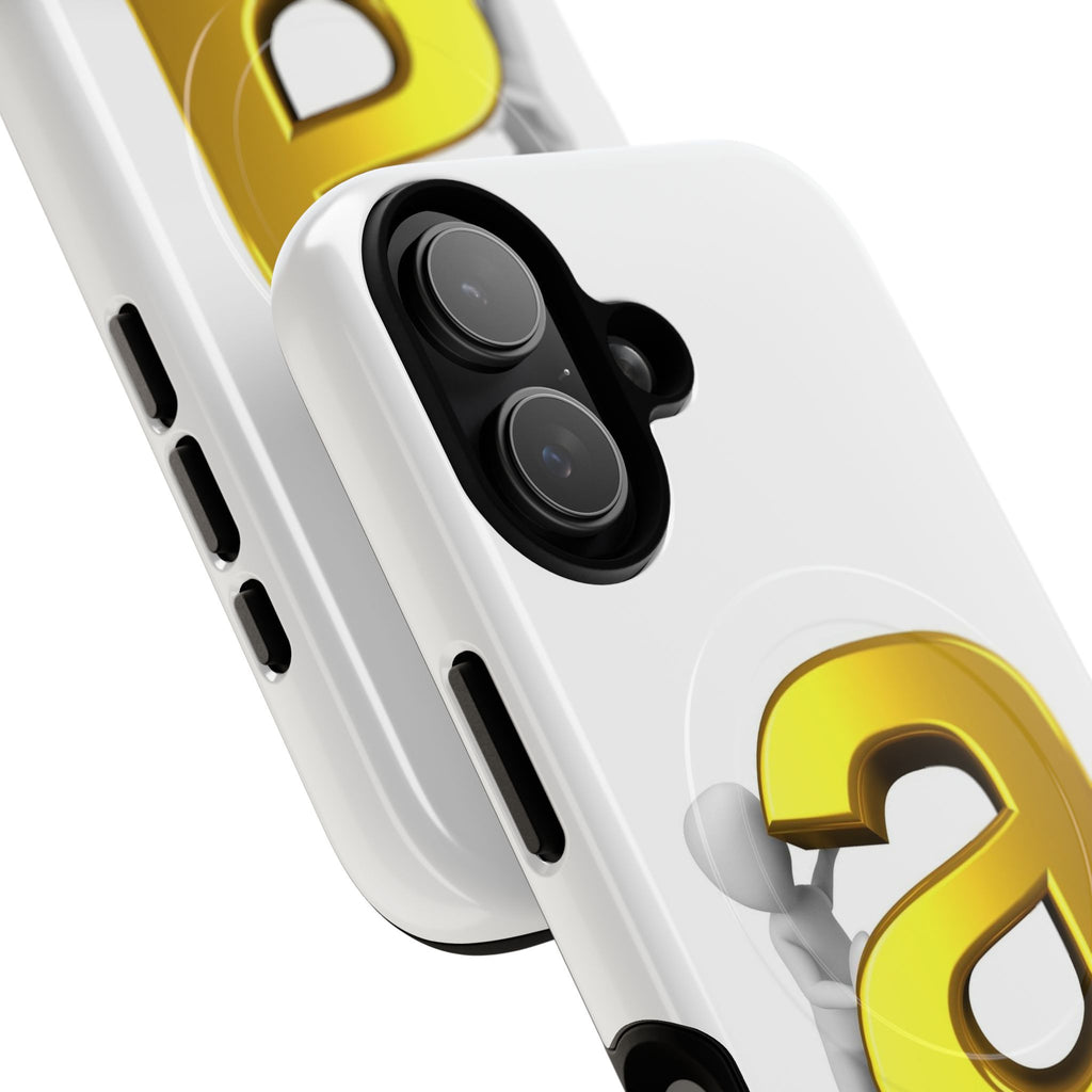 3D Gold Letter A Phone Case | Tough Magnetic Case