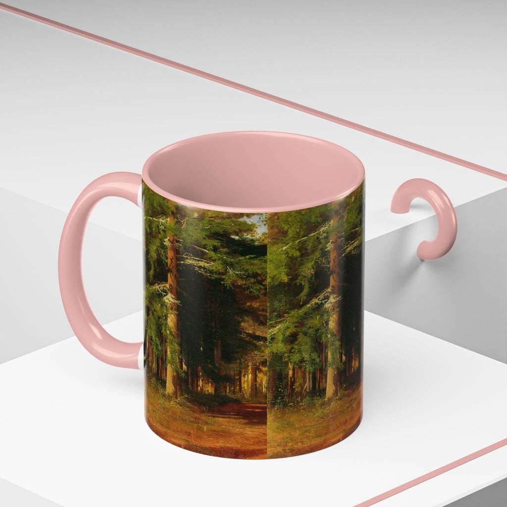Waldweg-Malerei Tasse | Akzent-Kaffeetasse 11oz 15oz