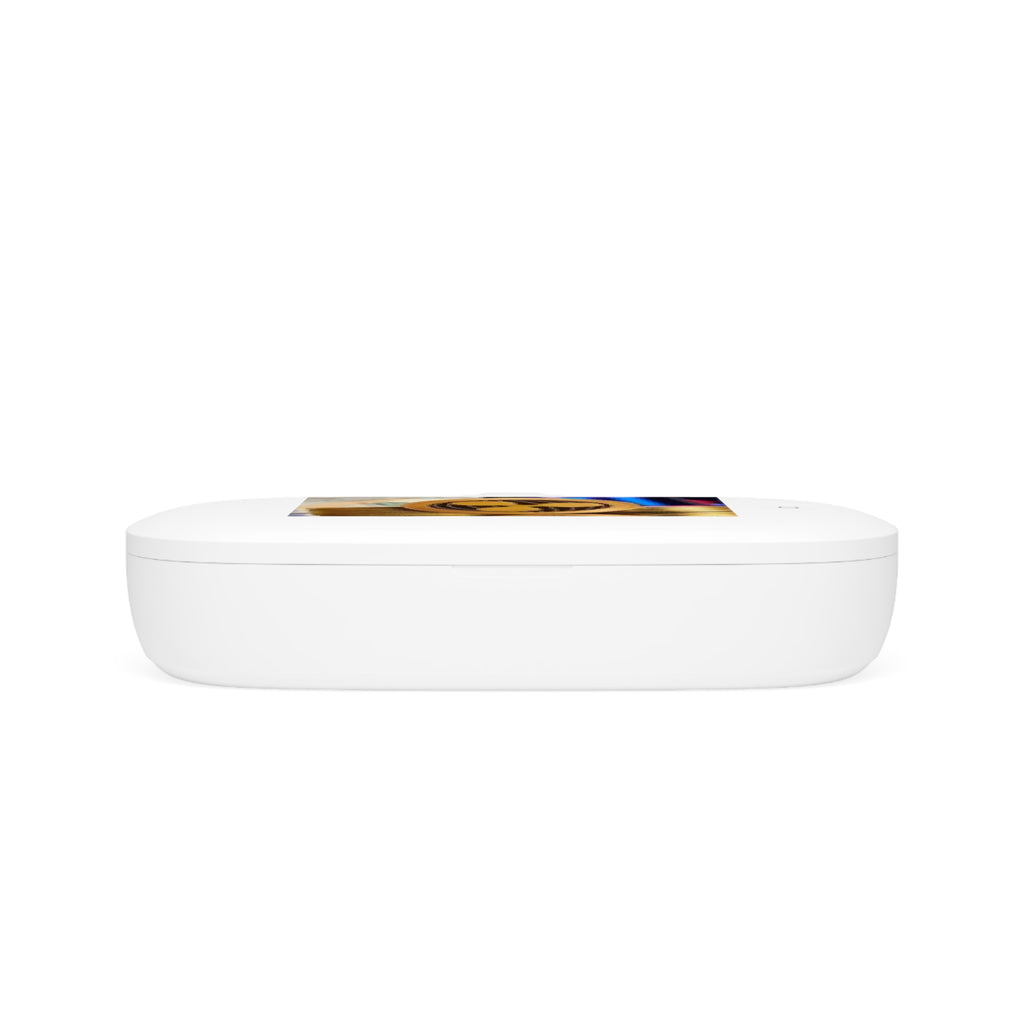 Ripple Coin Design UV Phone Sanitizer and Wireless Charging Pad