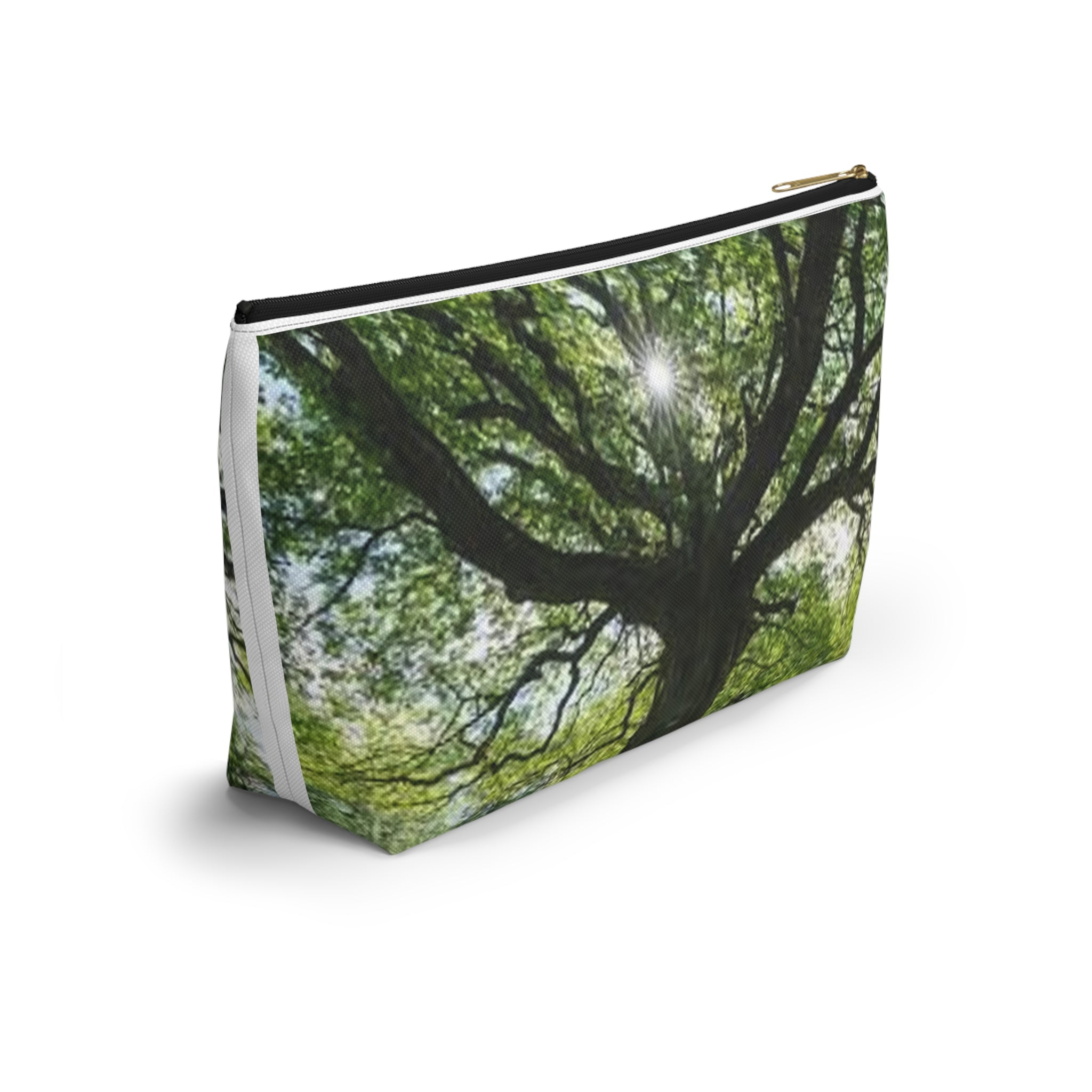 Sunlit Oak Tree Accessory Pouch | T-Bottom Makeup Bag