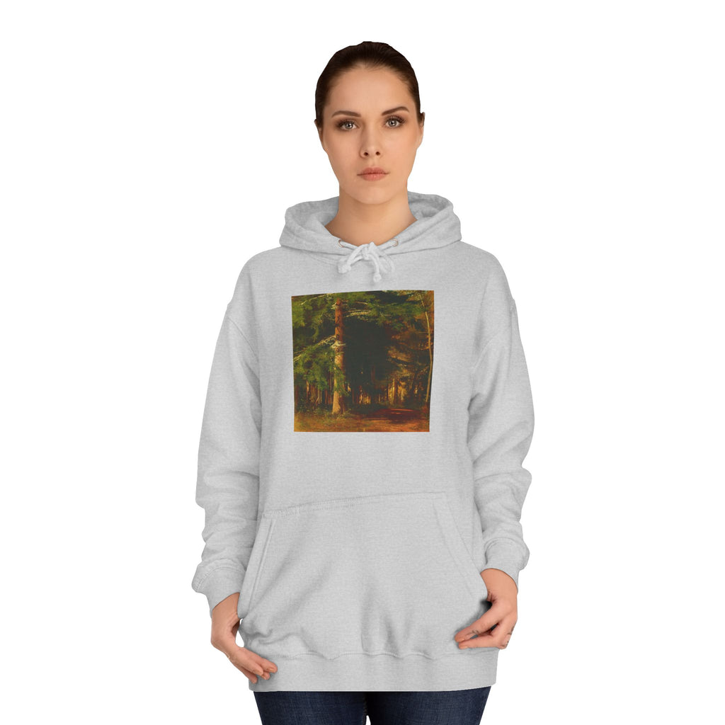 Forest Painting Hoodie | Vintage Woodland Trees Sweatshirt