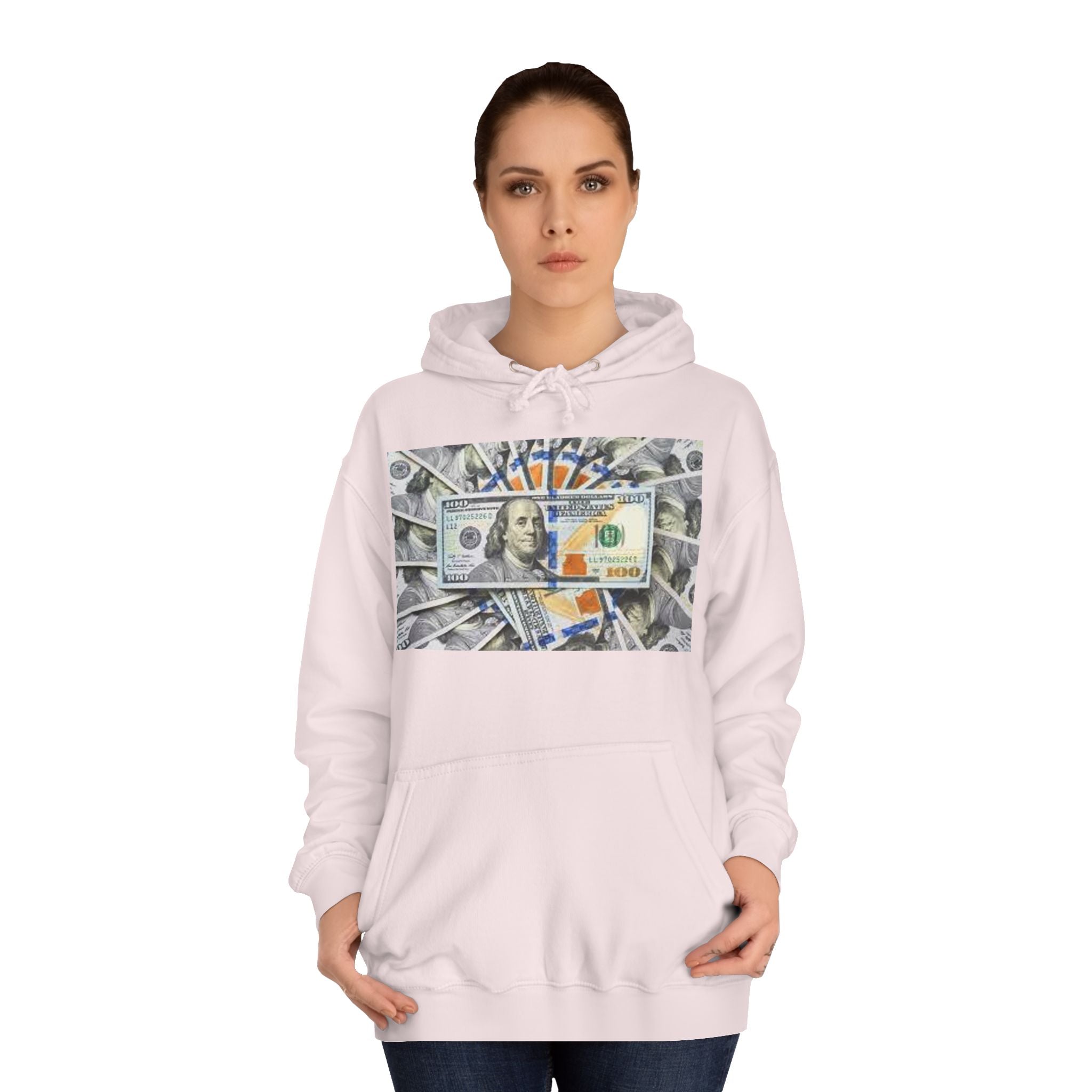 Hundred Dollar Bill Hoodie | Money Graphic Sweatshirt