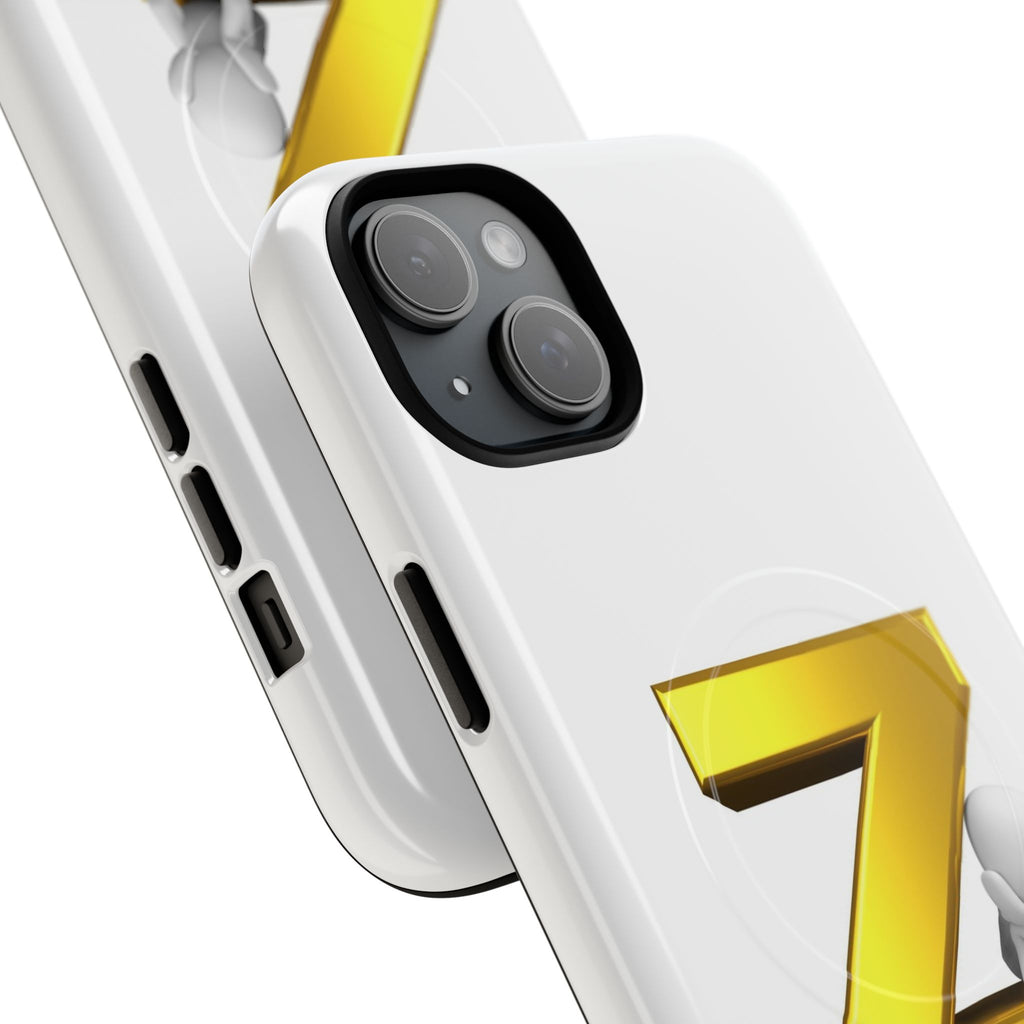 Gold 3D Letter Z Phone Case | Tough Magnetic Case, Monogram Initial