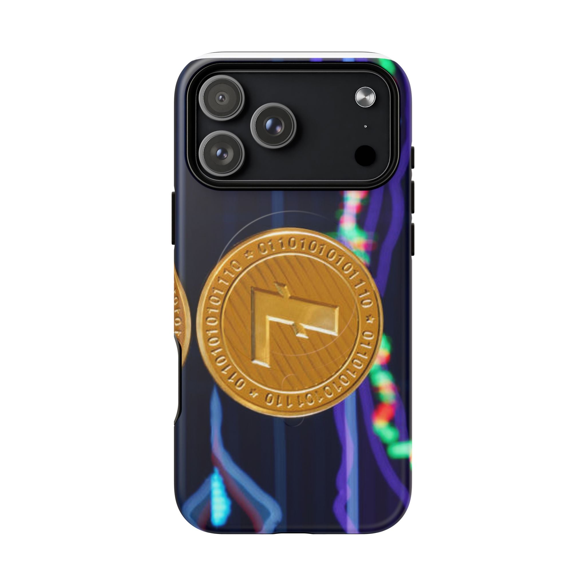 Coque de téléphone Litecoin Crypto Coin | Coque magnétique résistante, design Blockchain