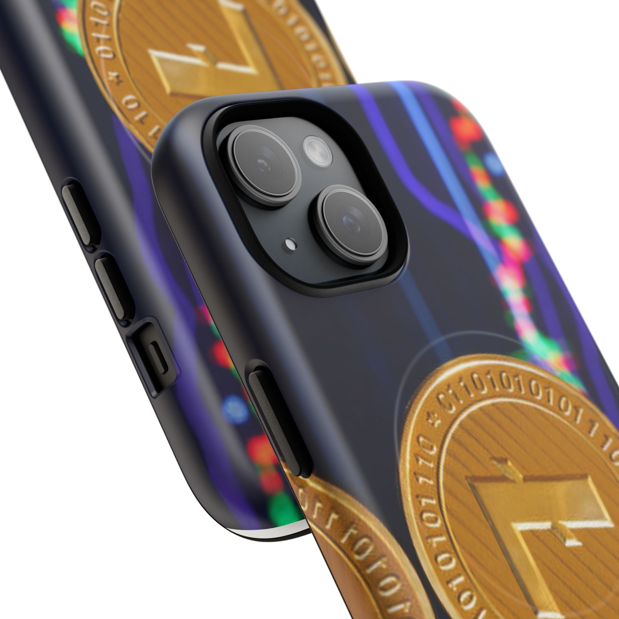 Litecoin Crypto Coin Phone Case | Tough Magnetic Case, Blockchain Design