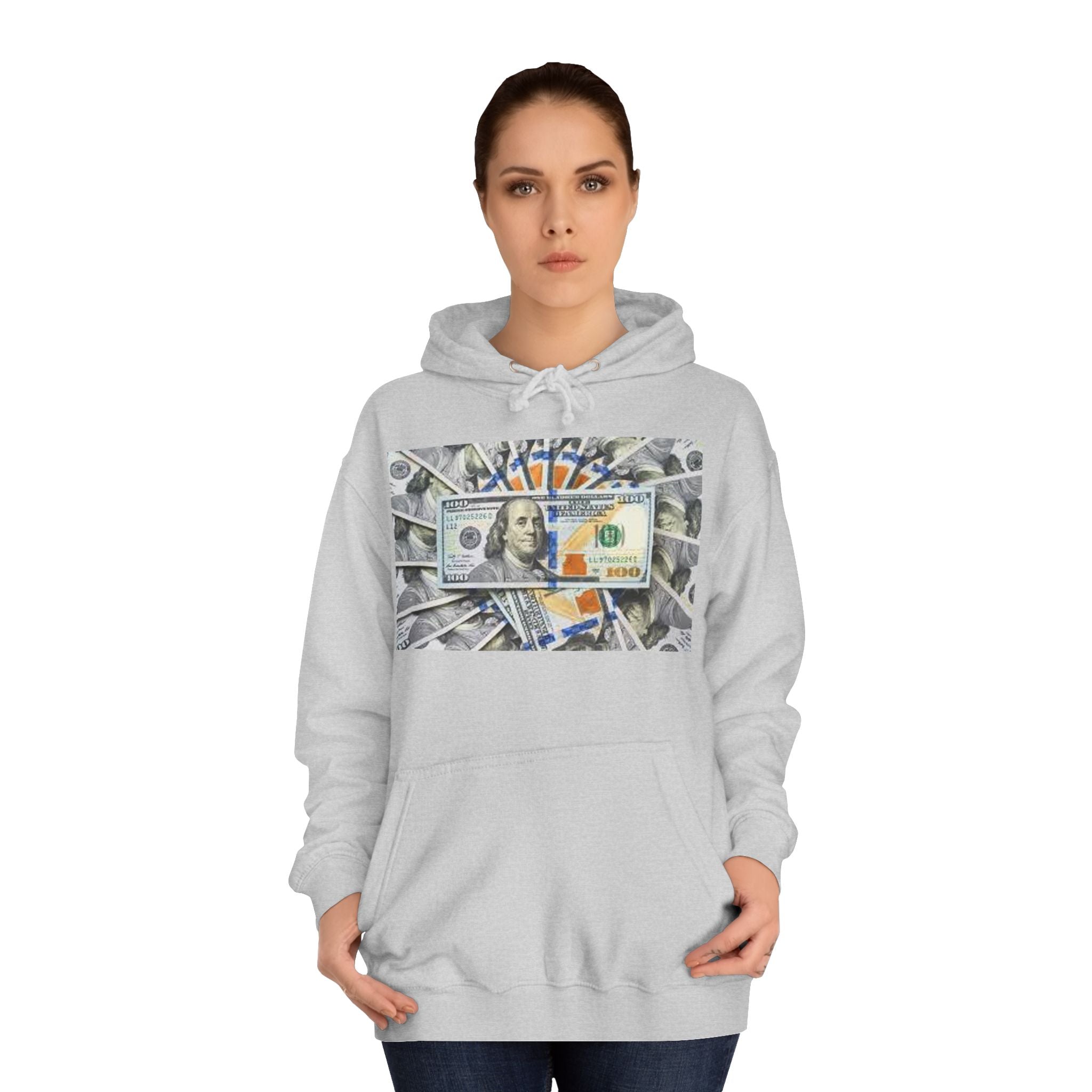 Hundred Dollar Bill Hoodie | Money Graphic Sweatshirt