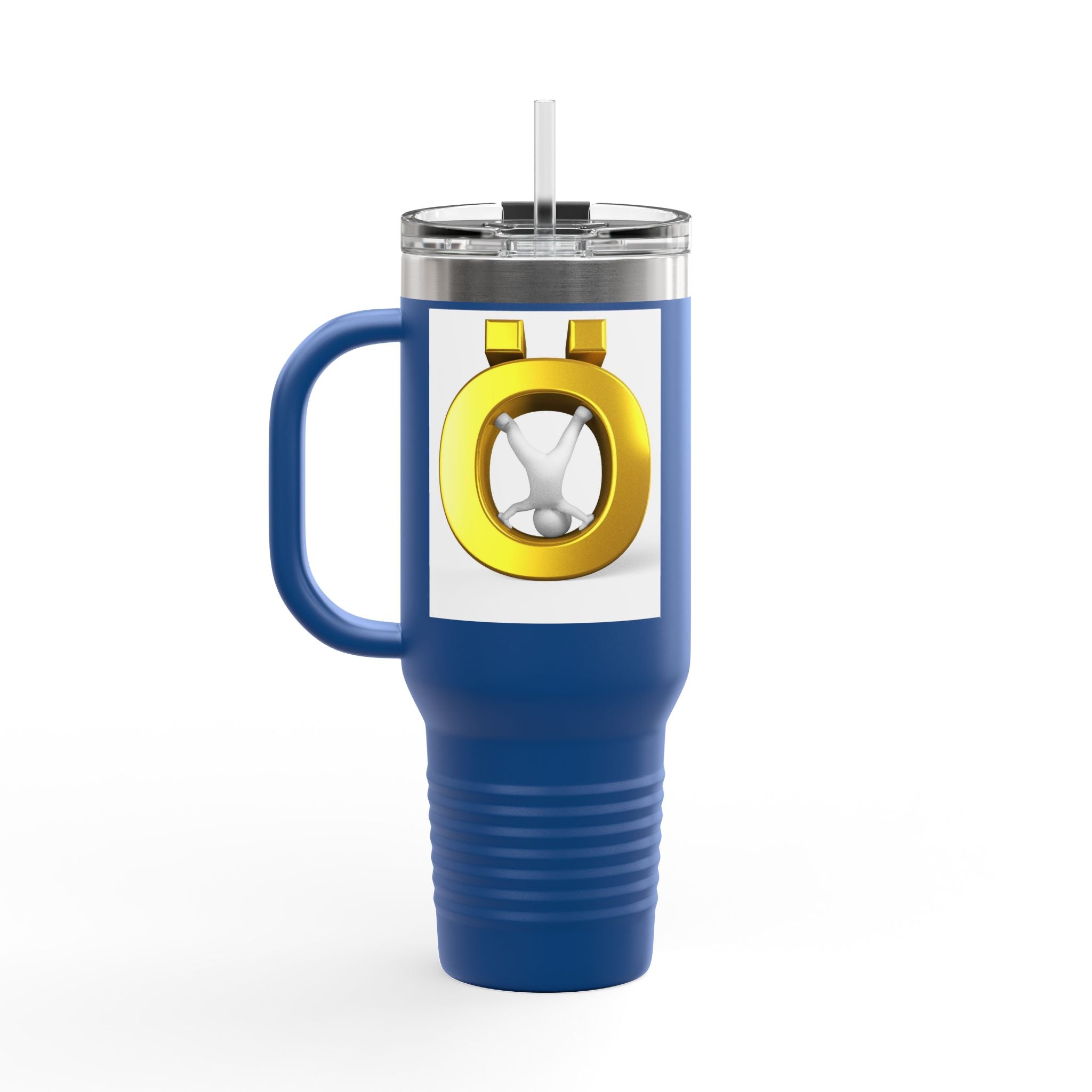 Gold Letter Ö Travel Mug | 40oz Insulated Tumbler