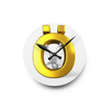Gold Letter Ö Clock Acrylic Wall Clock | Modern Currency Decor