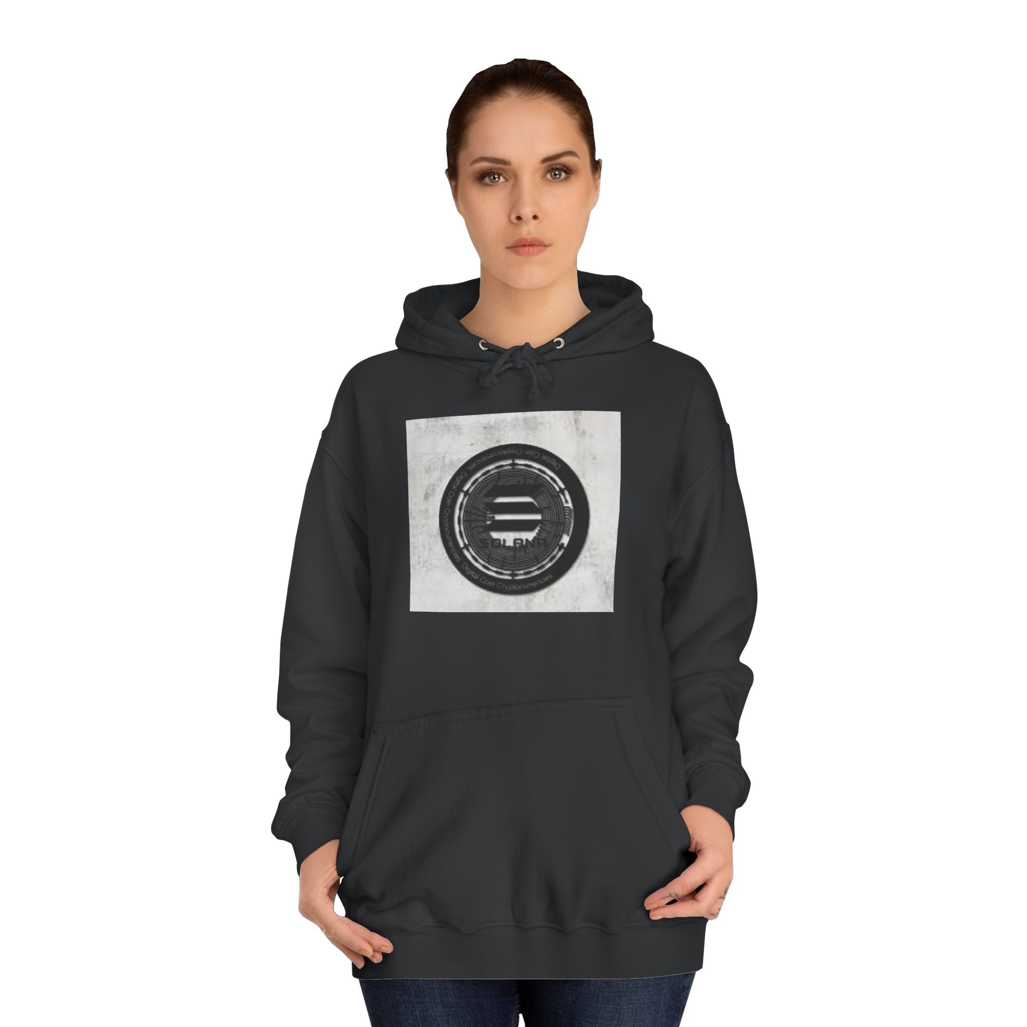 Solana Cryptocurrency Coin Hoodie | Retro Music Graphic