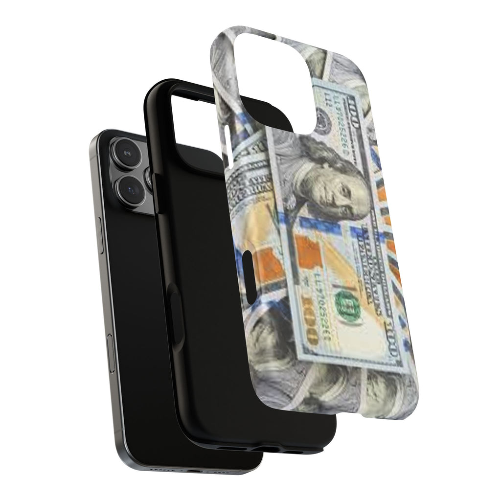 Hundred Dollar Bills Phone Case | Tough Magnetic Case, Money Pattern