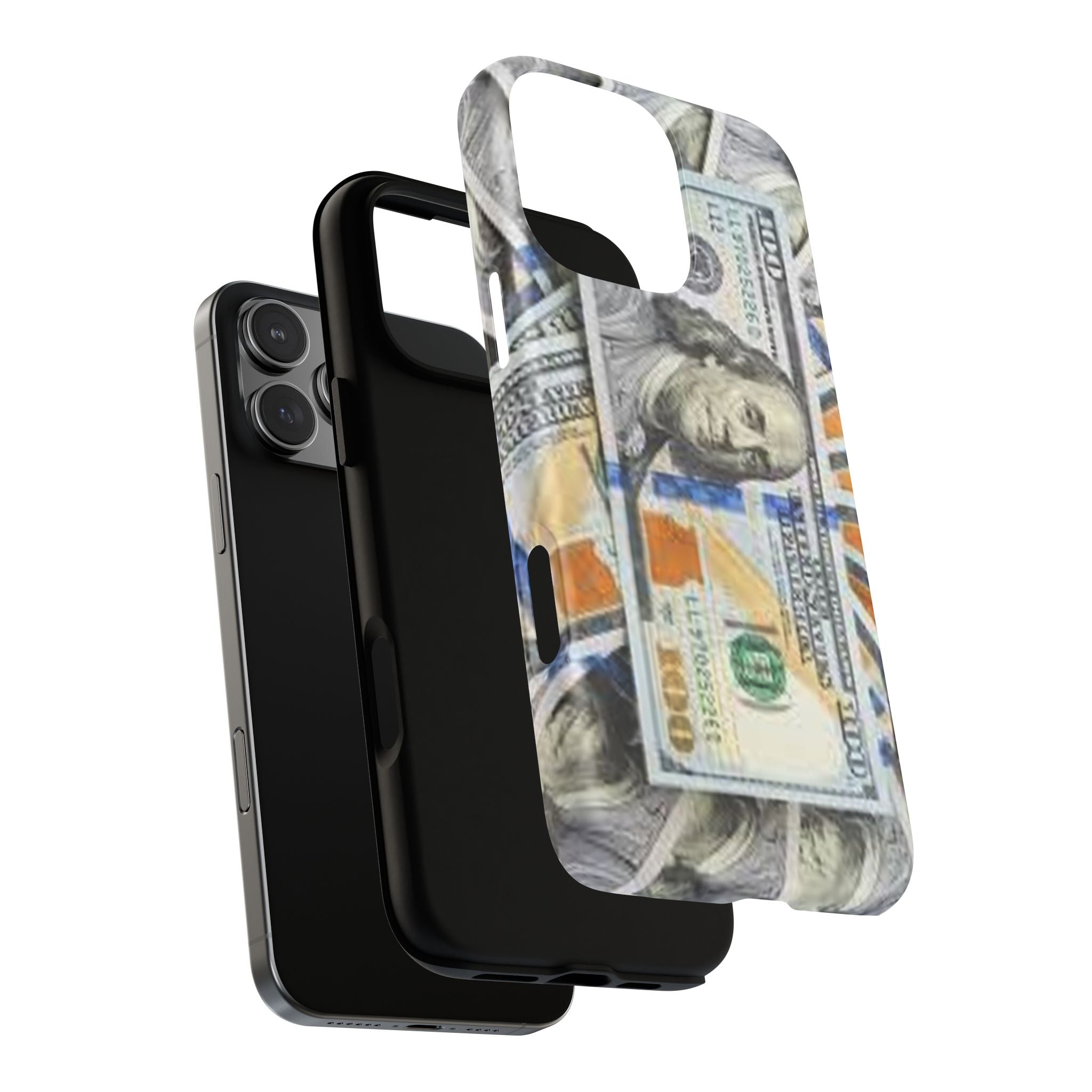 Hundred Dollar Bills Phone Case | Tough Magnetic Case, Money Pattern
