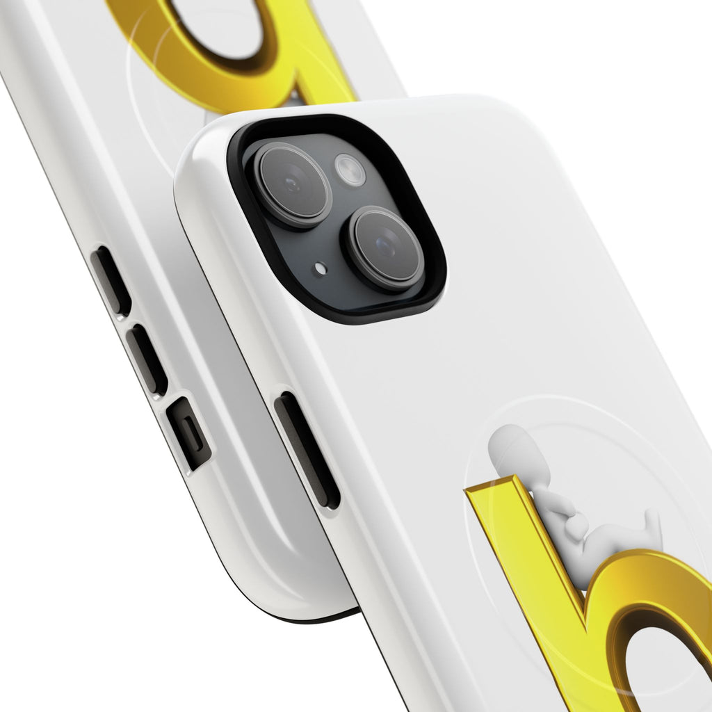 Gold Letter B Phone Case | Tough Magnetic Case