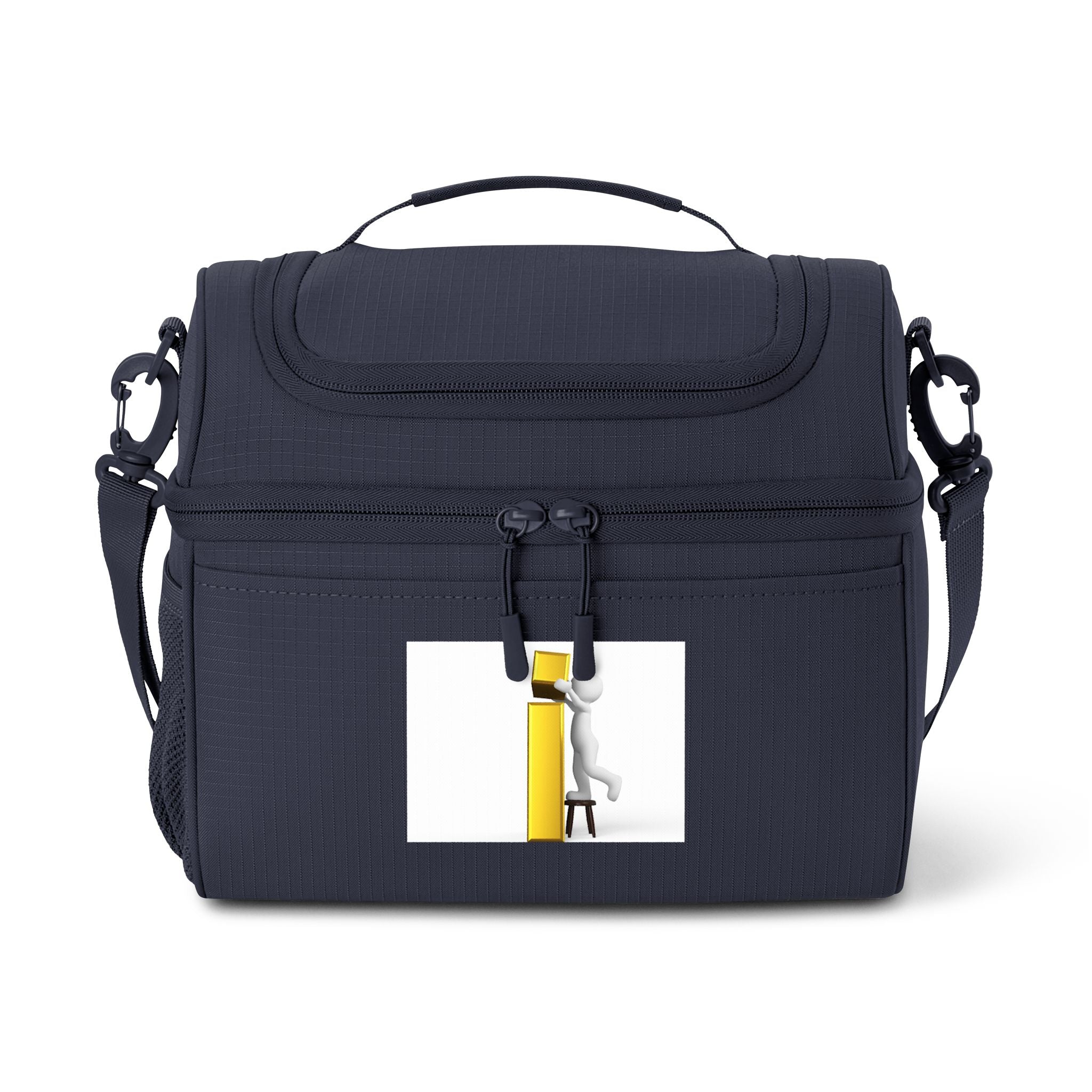 Yellow Letter i Cooler Bag | Insulated Lunch Tote