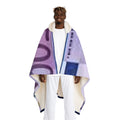 Euro Banknote Hooded Blanket | Money Print Sherpa Fleece
