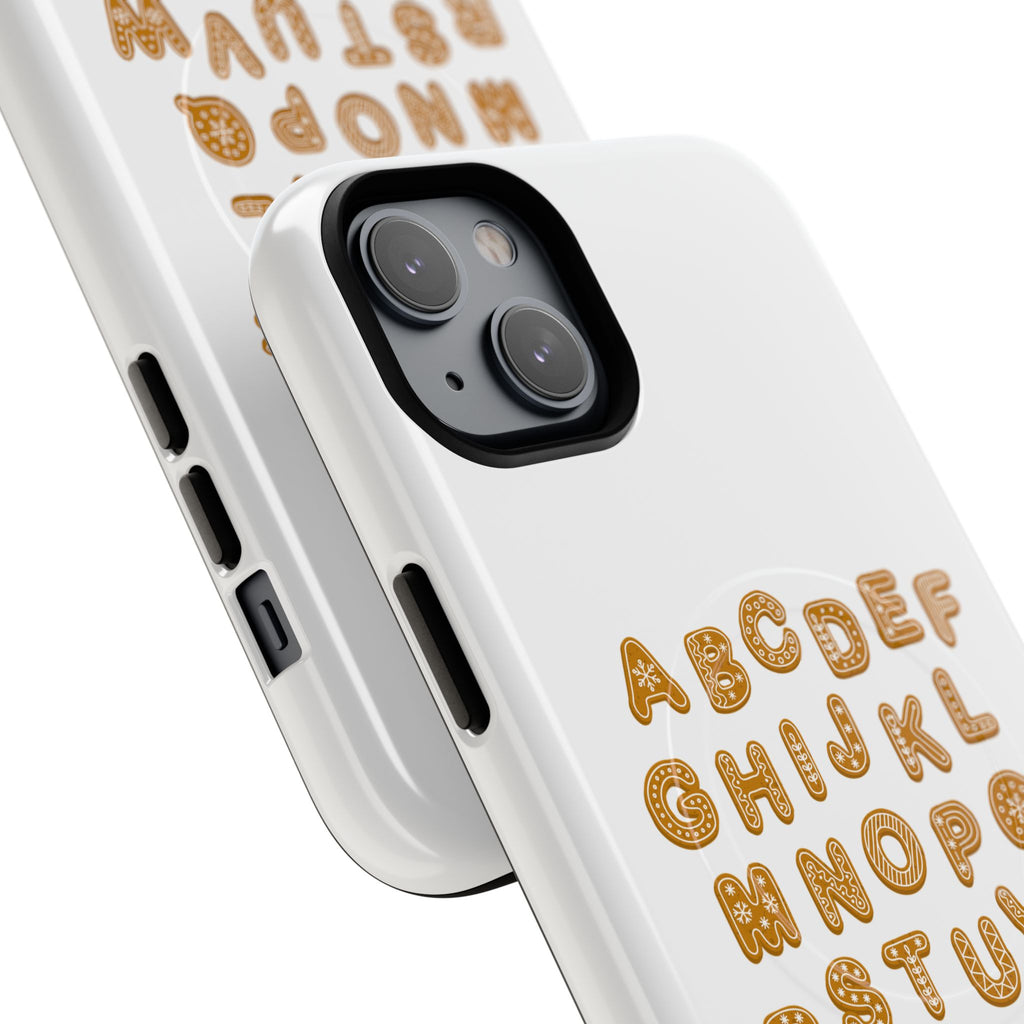 Cookie Alphabet Phone Case | Tough Magnetic Case, Cute Lettering