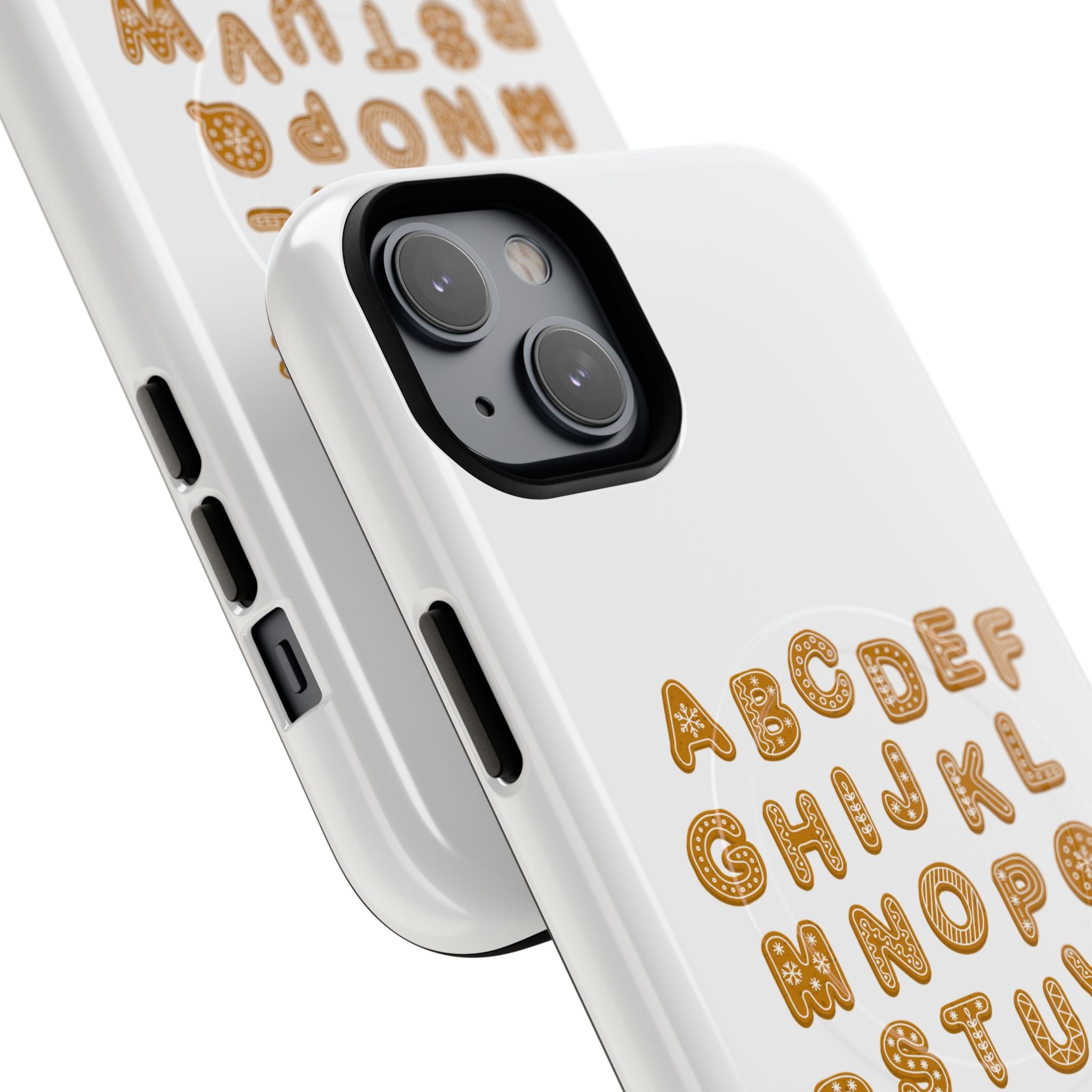 Cookie Alphabet Phone Case | Tough Magnetic Case, Cute Lettering