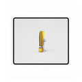 Gold Exclamation Mark Desk Mat | Minimalist Office Mouse Pad