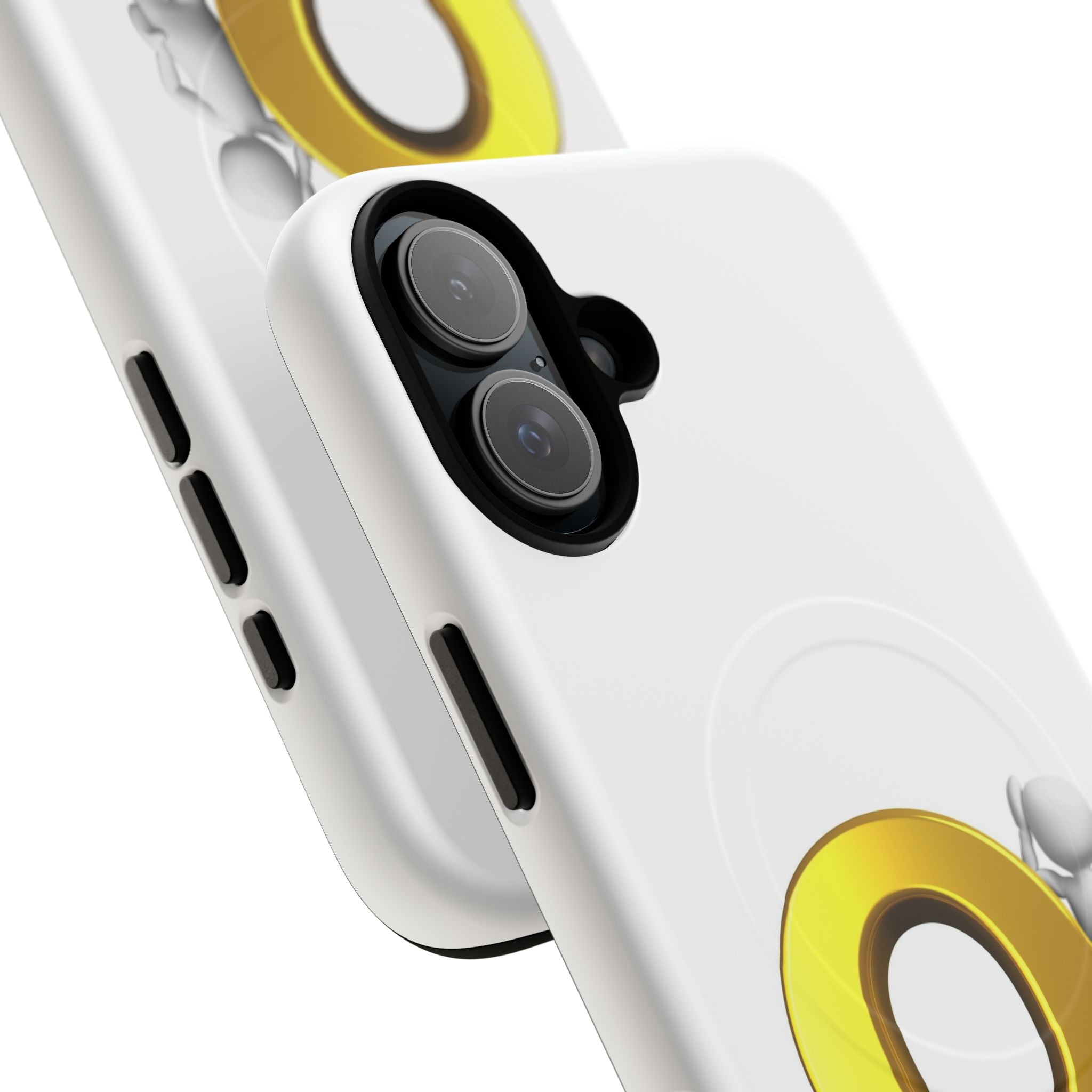 3D Gold Letter O Character phone case | Tough Magnetic Case, magnetic compatible