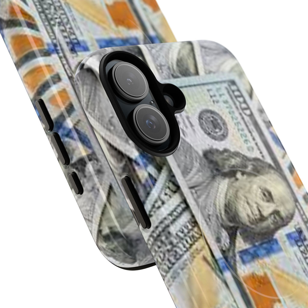 Hundred Dollar Bills Phone Case | Tough Magnetic Case, Money Pattern