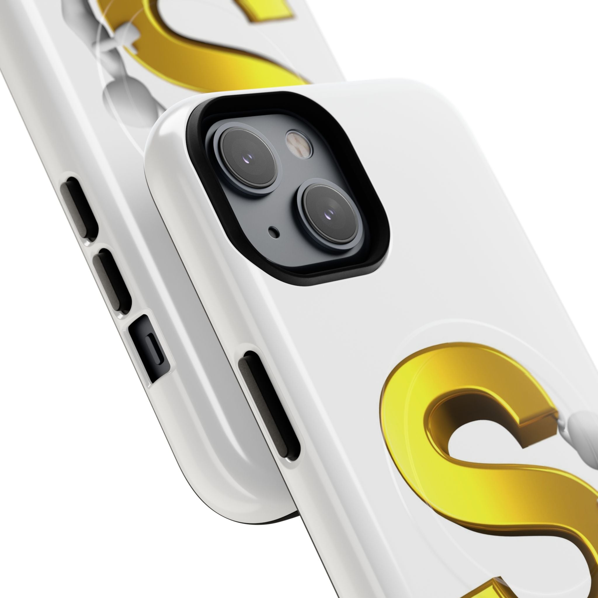 Gold Letter S Monogram Phone Case | Tough Magnetic Case