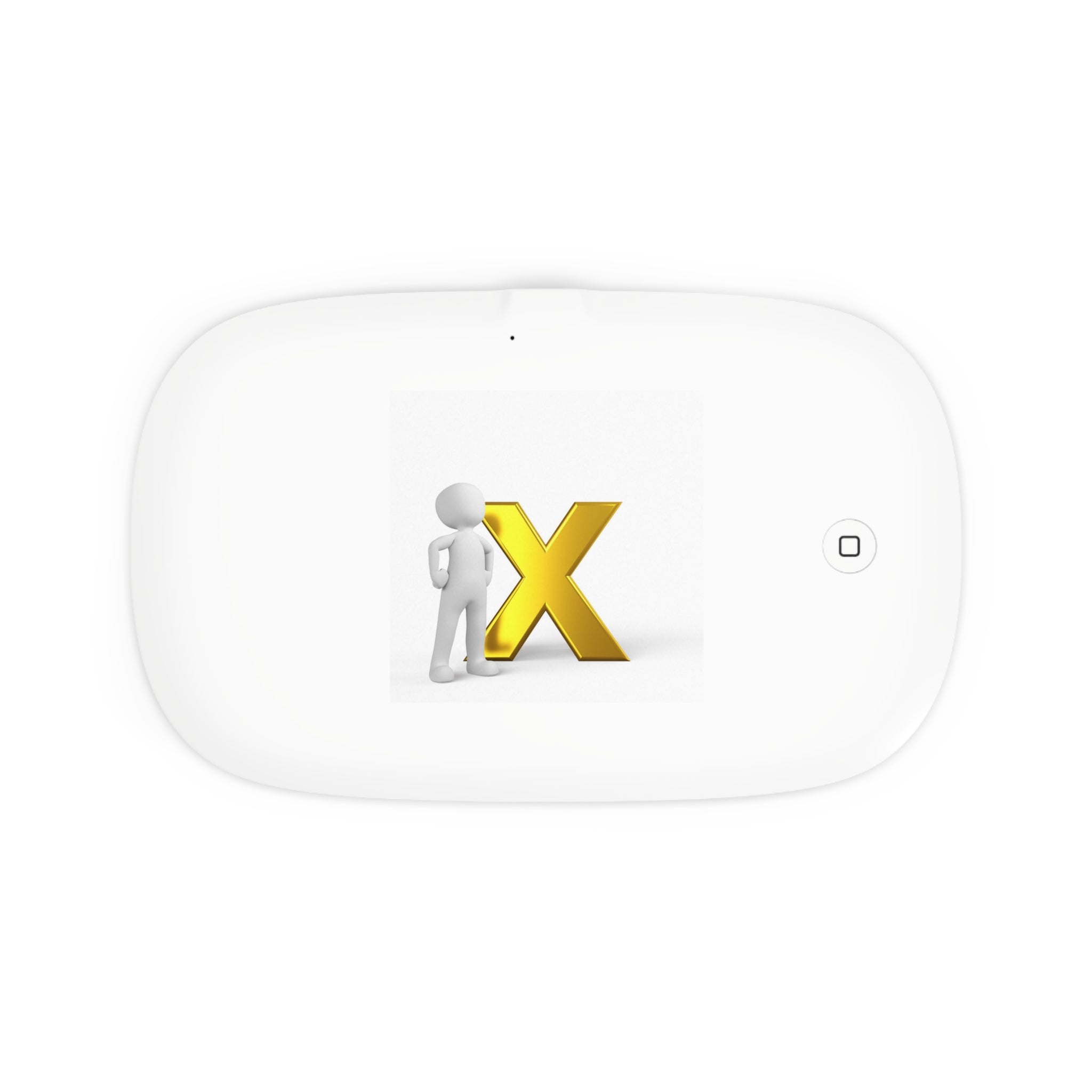 Gold X Logo UV Phone Sanitizer and Wireless Charging Pad | Phone Sterilizer