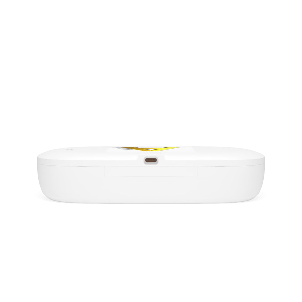 Gold Letter A Design UV Phone Sanitizer and Wireless Charging Pad