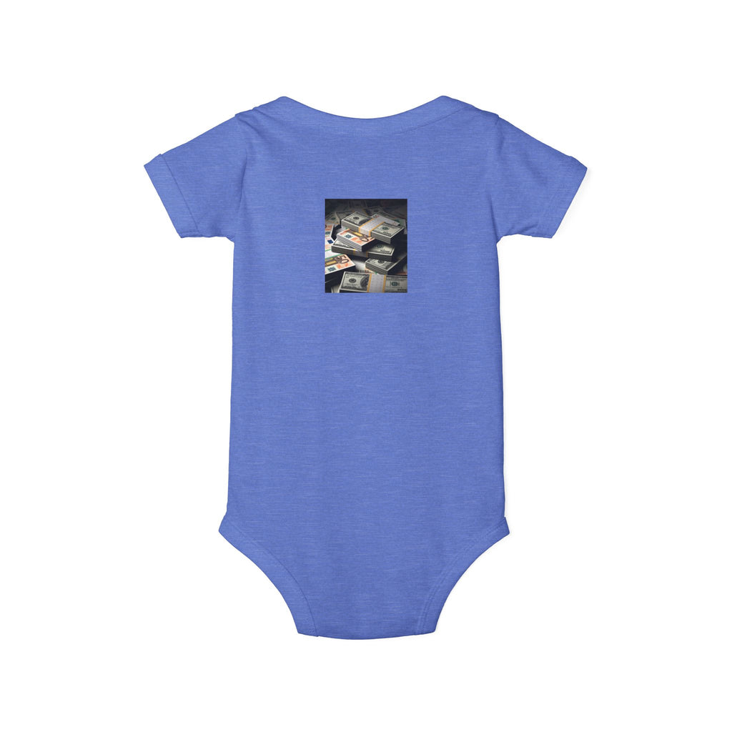 Stack Of Cash Infant Onesie | Baby Bodysuit Photography Print