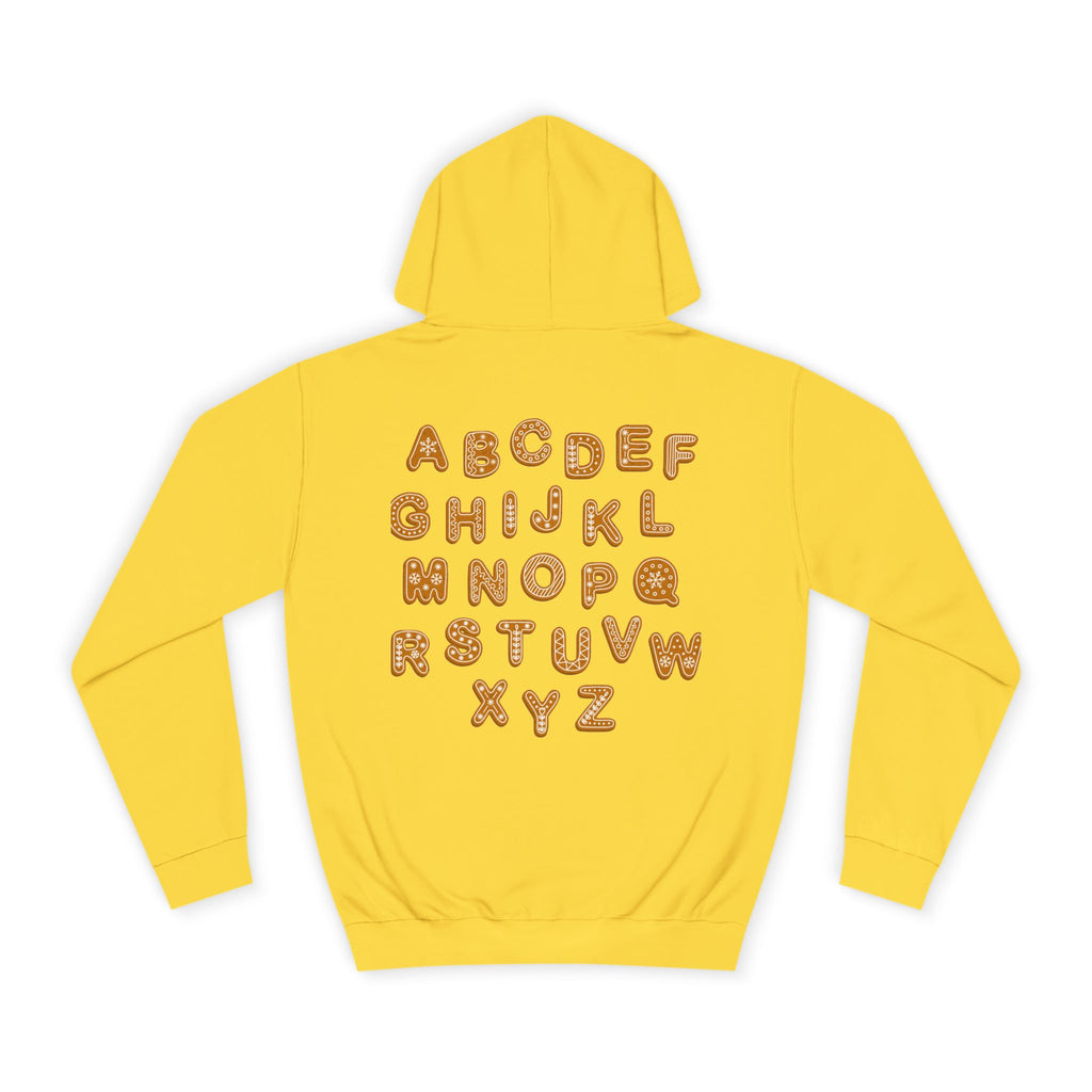 Cookie Alphabet Hoodie | Letters A to Z Cookie Font Sweatshirt