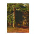 Forest Path Painting Toddler Blanket | Woodland Trees, Nature Scene