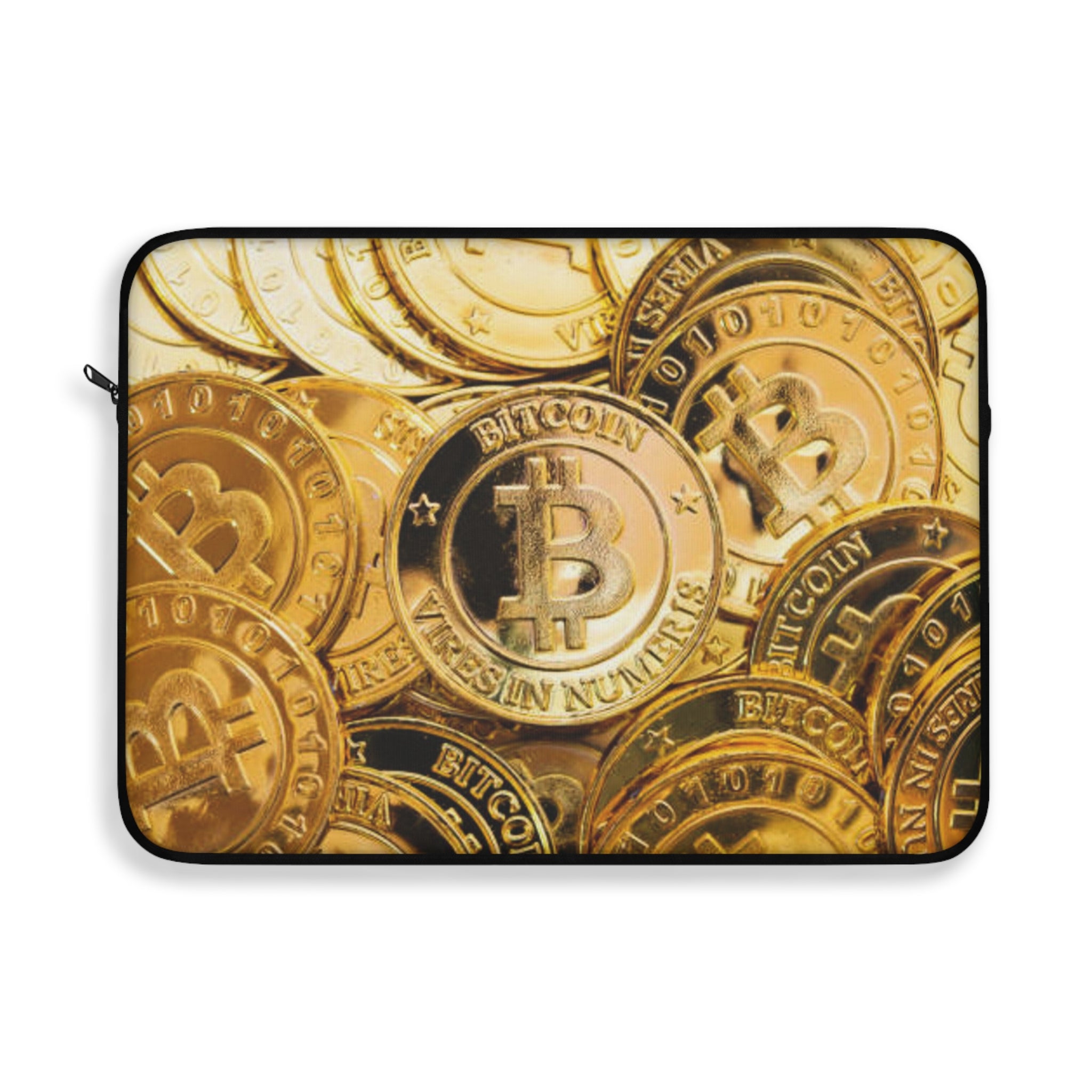 Housse d'ordinateur portable motif Bitcoin Coin | Design Crypto Monnaie Numérique