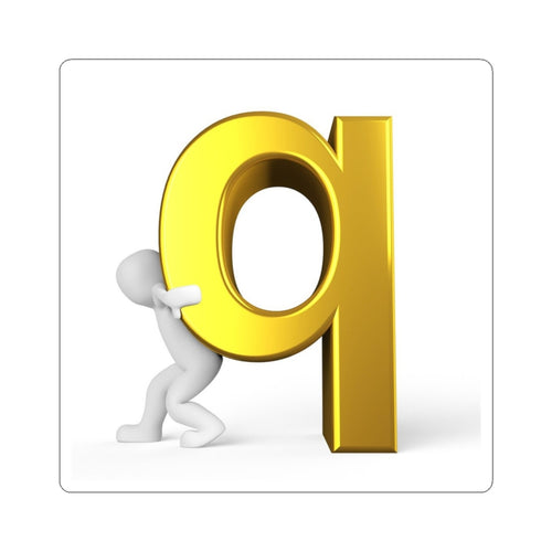 Autocollant 3D Lettre A Dorée | Décalcomanie Alphabet en Relief, Autocollant pour Ordinateur Portable