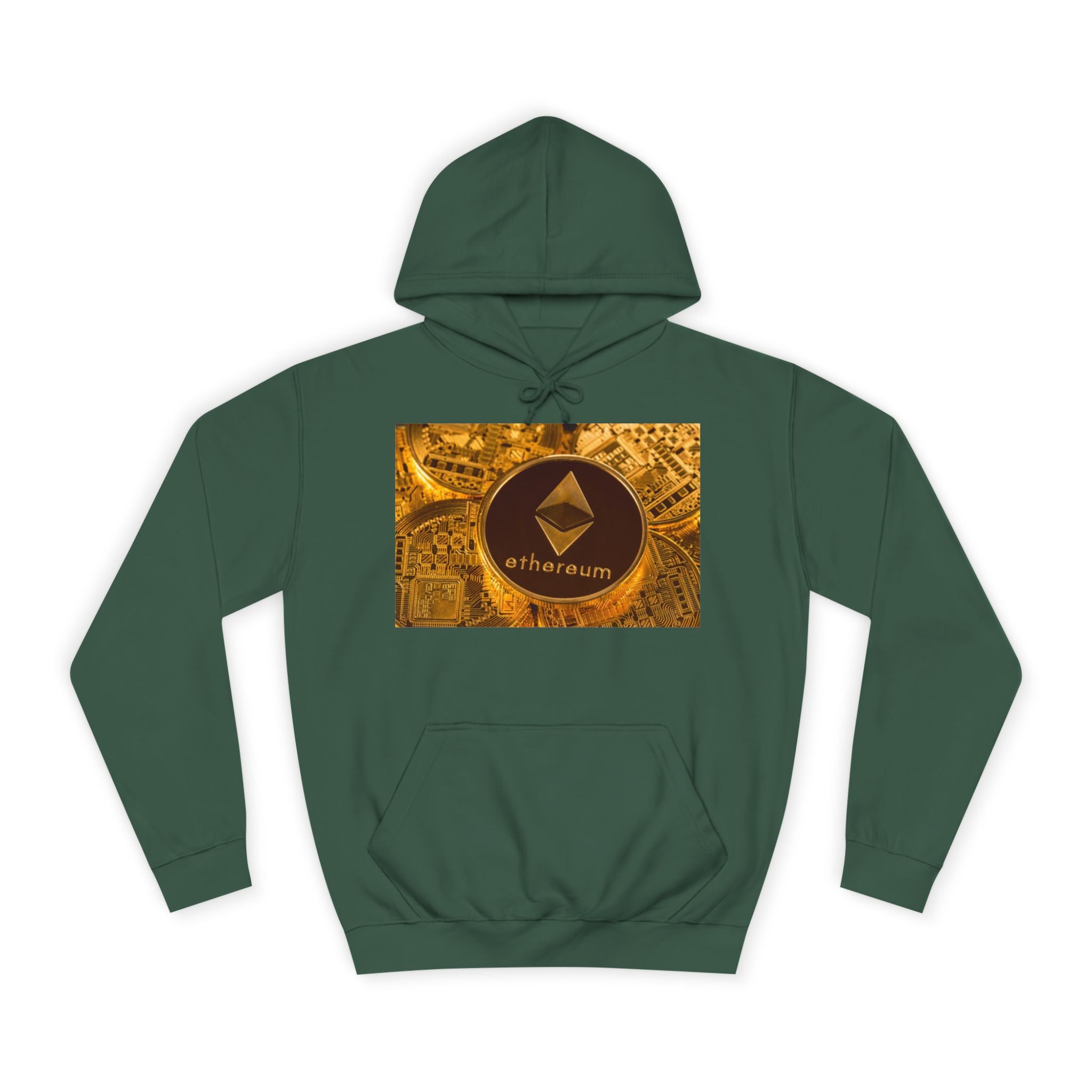Sweat à capuche Ethereum Coin | Sweat-shirt logo Crypto, design Blockchain